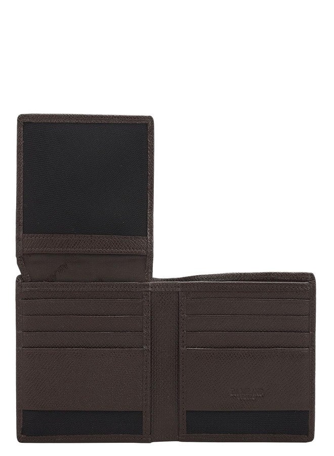 Da Milano RFID Protected Leather Wallet for Men with Card Slot - Brown - Image 4